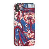 Smoking Peasant - Ernst Ludwig Kirchner Iphone Case, Xs / Matte, Artistic Phone Case