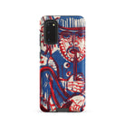 Smoking Peasant - Ernst Ludwig Kirchner Samsung Case, Galaxy S20 / Matte, Samsung Galaxy S20 Plus Phone Case Blue Red