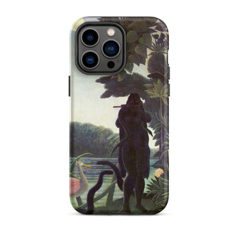 Le Charmeur de Serpents - Coque Iphone Henri Rousseau, 14 Pro Max / Mat, Coques de Téléphone Mobile, Toby Leon