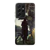 The Snake Charmer - Henri Rousseau Phone Case Samsung Galaxy S21 Ultra / Matte Black Phone Case Detailed Illustration Figure Lush Jungle