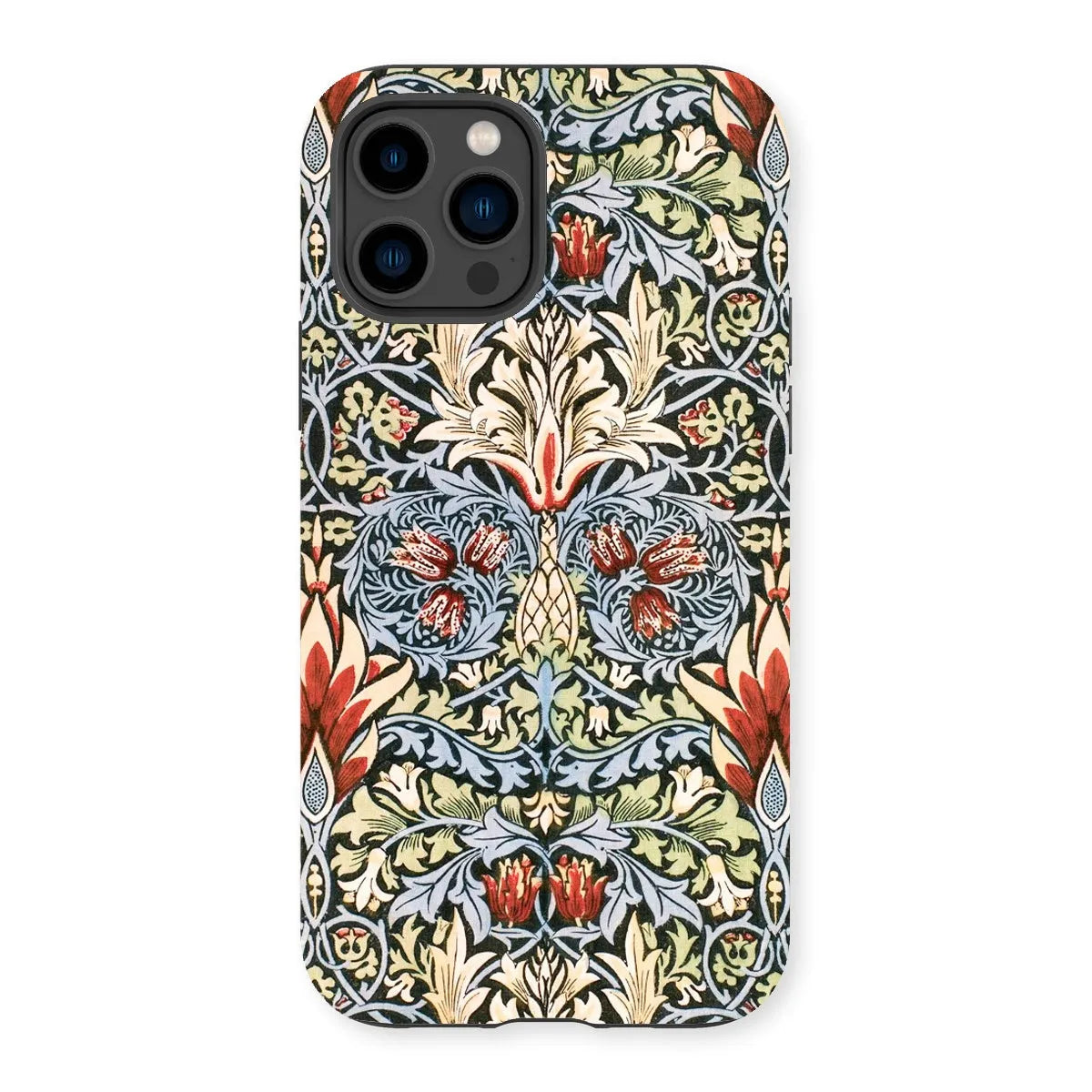 Snakeshead - Arts And Crafts Pattern Phone Case - William Morris - Iphone 14 Pro / Matte - Mobile Phone Cases
