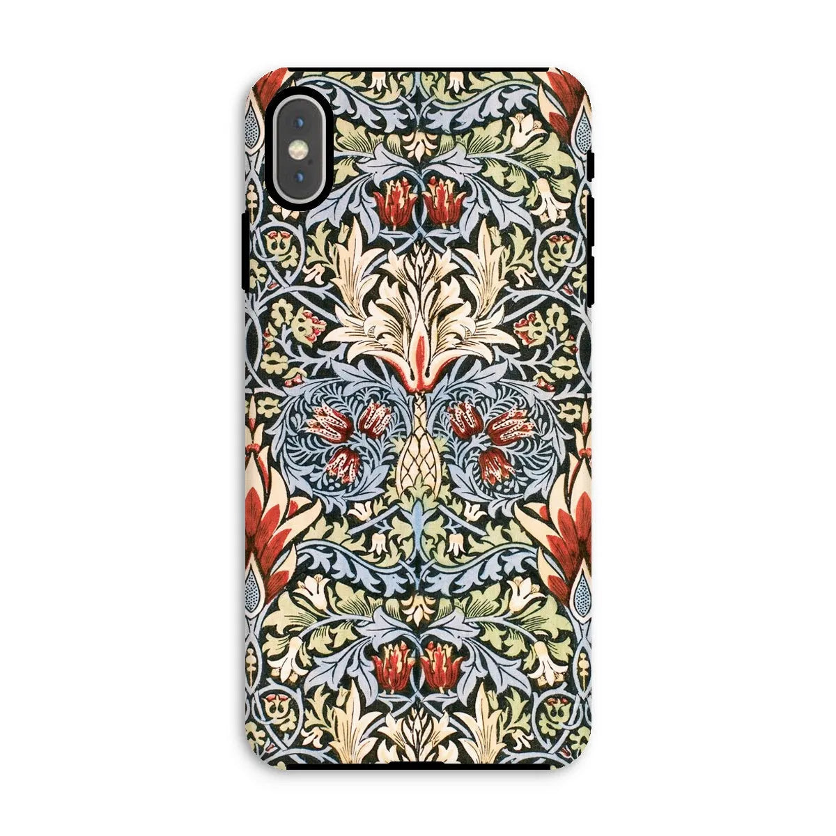 Snakeshead - Arts And Crafts Pattern Phone Case - William Morris - Iphone Xs Max / Matte - Mobile Phone Cases
