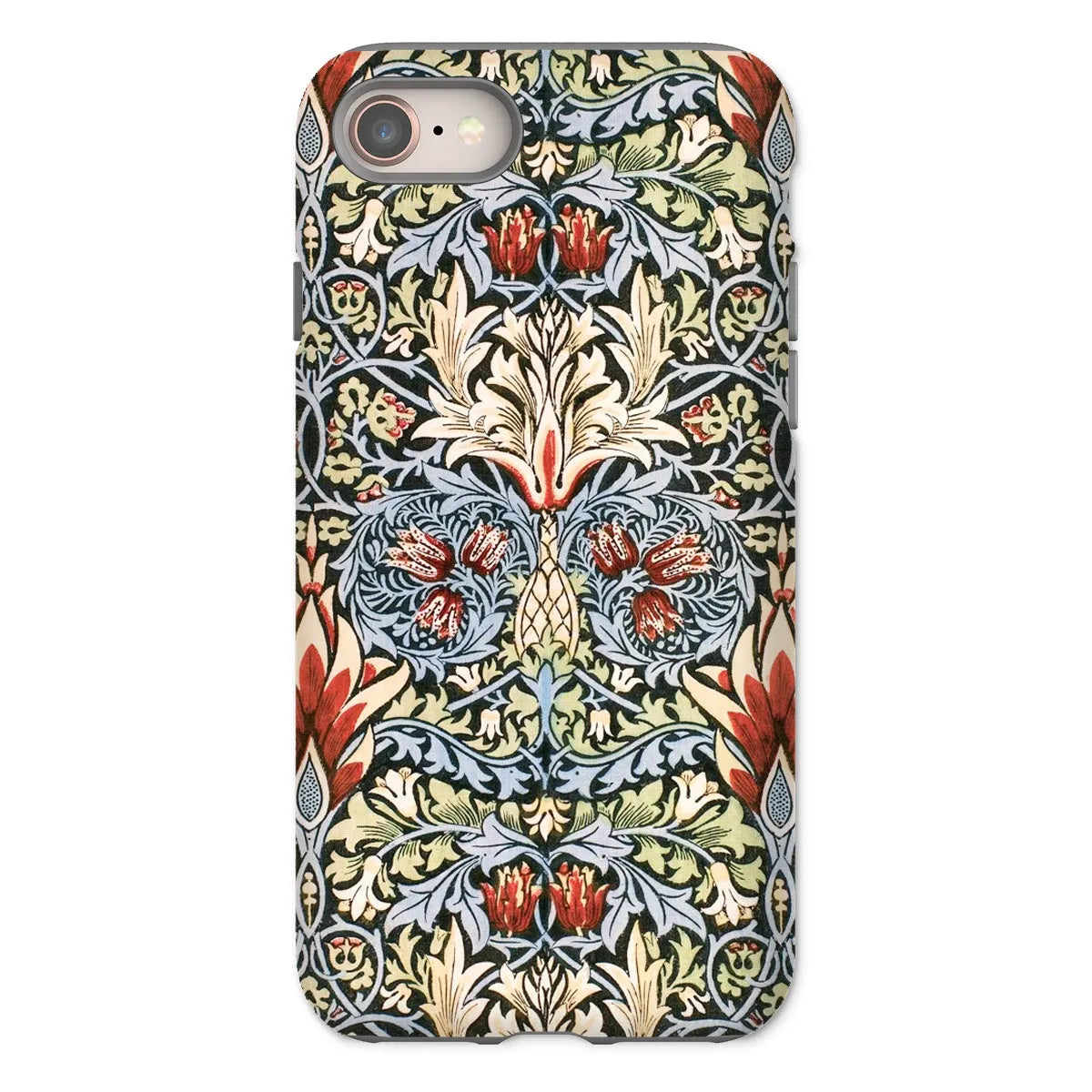 Snakeshead - Arts And Crafts Pattern Phone Case - William Morris - Iphone 8 / Matte - Mobile Phone Cases - Aesthetic Art