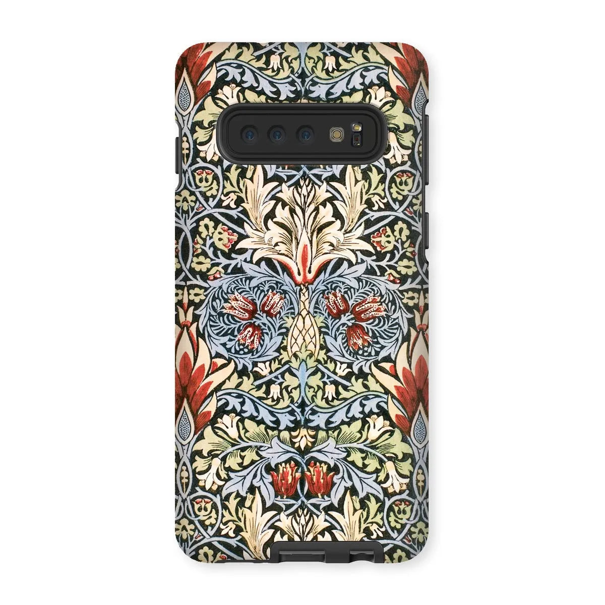 Snakeshead - Arts And Crafts Pattern Phone Case - William Morris - Samsung Galaxy S10 / Matte - Mobile Phone Cases