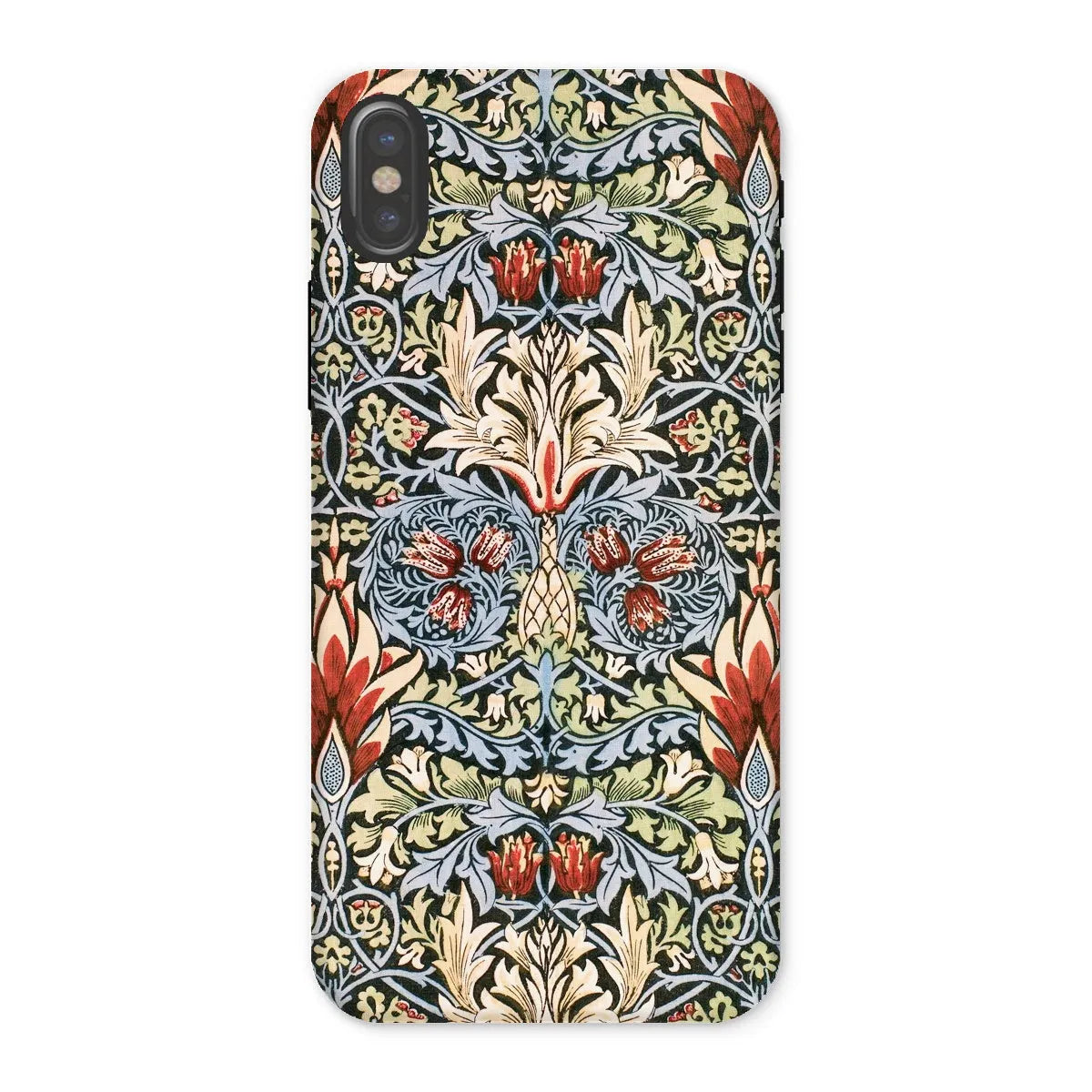 Snakeshead - Arts And Crafts Pattern Phone Case - William Morris - Iphone x / Matte - Mobile Phone Cases - Aesthetic Art