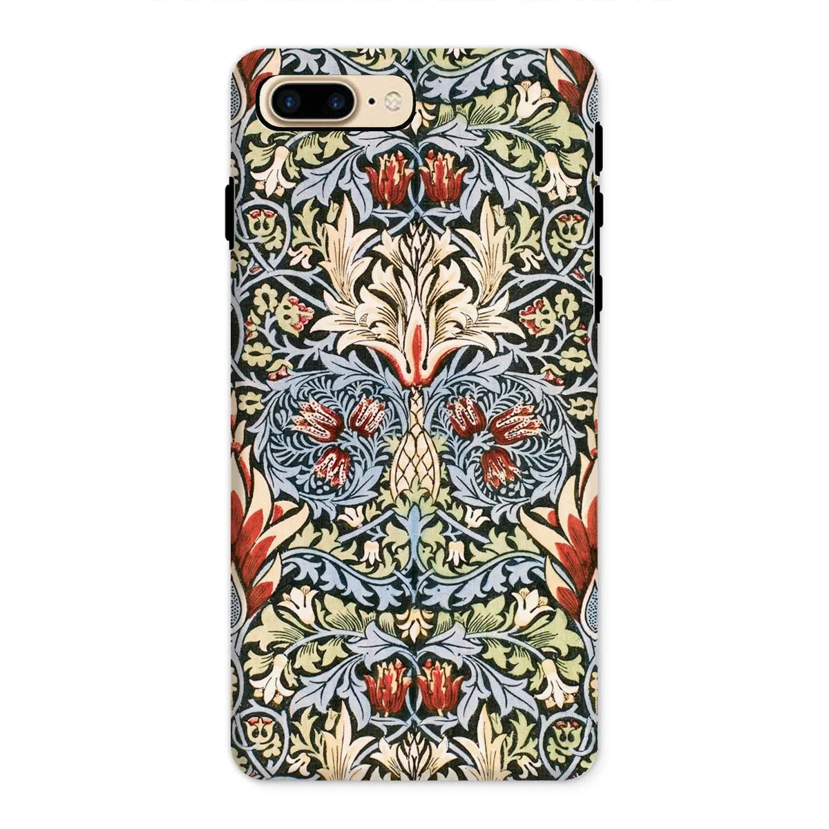 Snakeshead - Arts And Crafts Pattern Phone Case - William Morris - Iphone 8 Plus / Matte - Mobile Phone Cases
