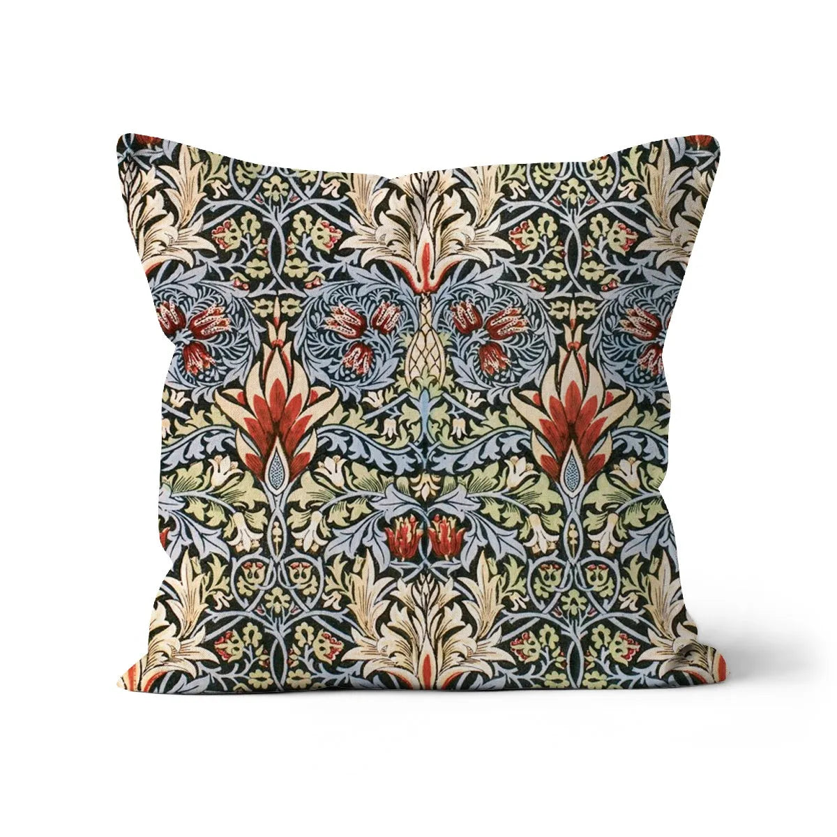 Snakeshead - William Morris Cushion - Decorative Throw Pillow - Canvas / 16x16 -