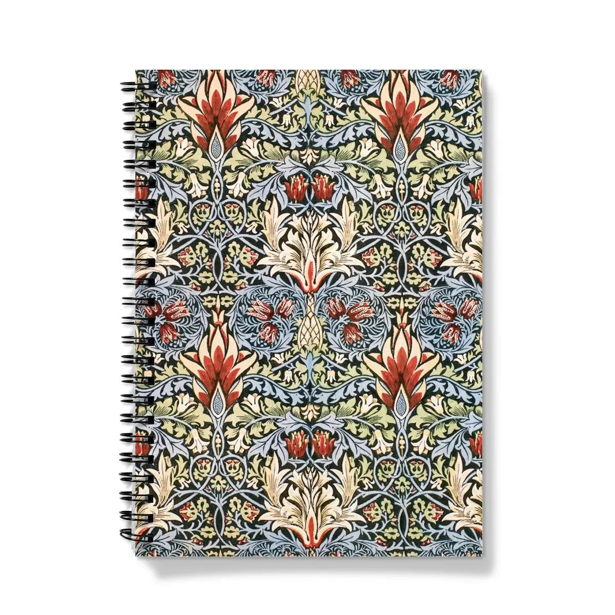 Snakeshead By William Morris Notebook - A5 - Graph Paper - Notebooks & Notepads - Aesthetic Art