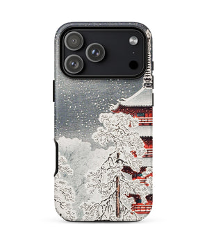 Iphone 17 Pro Max / Matte Snow at Asakusa - Takahashi Shōtei Shin-hanga Phone Case, Movement, Serene Beauty