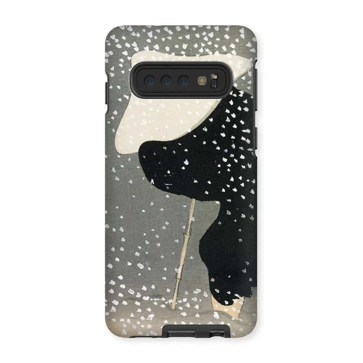 Snow - Japanese Meiji Art Phone Case - Kamisaka Sekka - Samsung Galaxy S10 / Matte - Mobile Phone Cases - Aesthetic Art