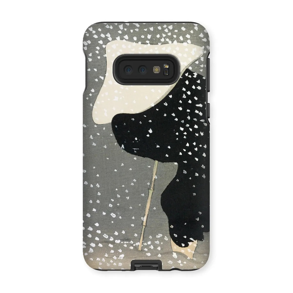 Snow - Japanese Meiji Art Phone Case - Kamisaka Sekka - Samsung Galaxy S10e / Matte - Mobile Phone Cases - Aesthetic Art