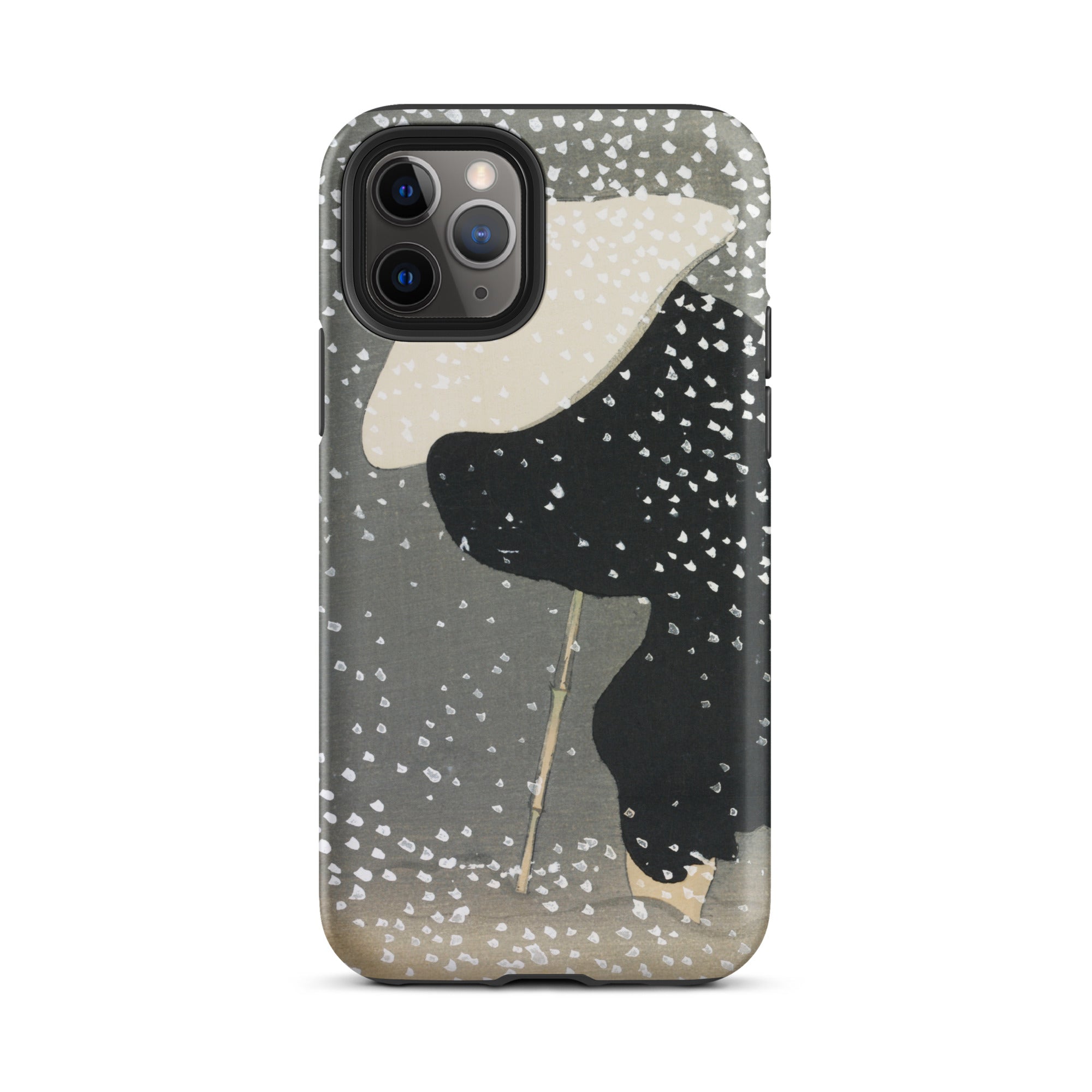 Snow Kamisaka Sekka Meiji Art Iphone Case, 11 Pro / Matte, Iphone Case Snowy Figure Design