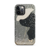 Snow - Kamisaka Sekka Meiji Art Iphone Case, 12 Pro Max / Matte, Phone Case Snowy Figure
