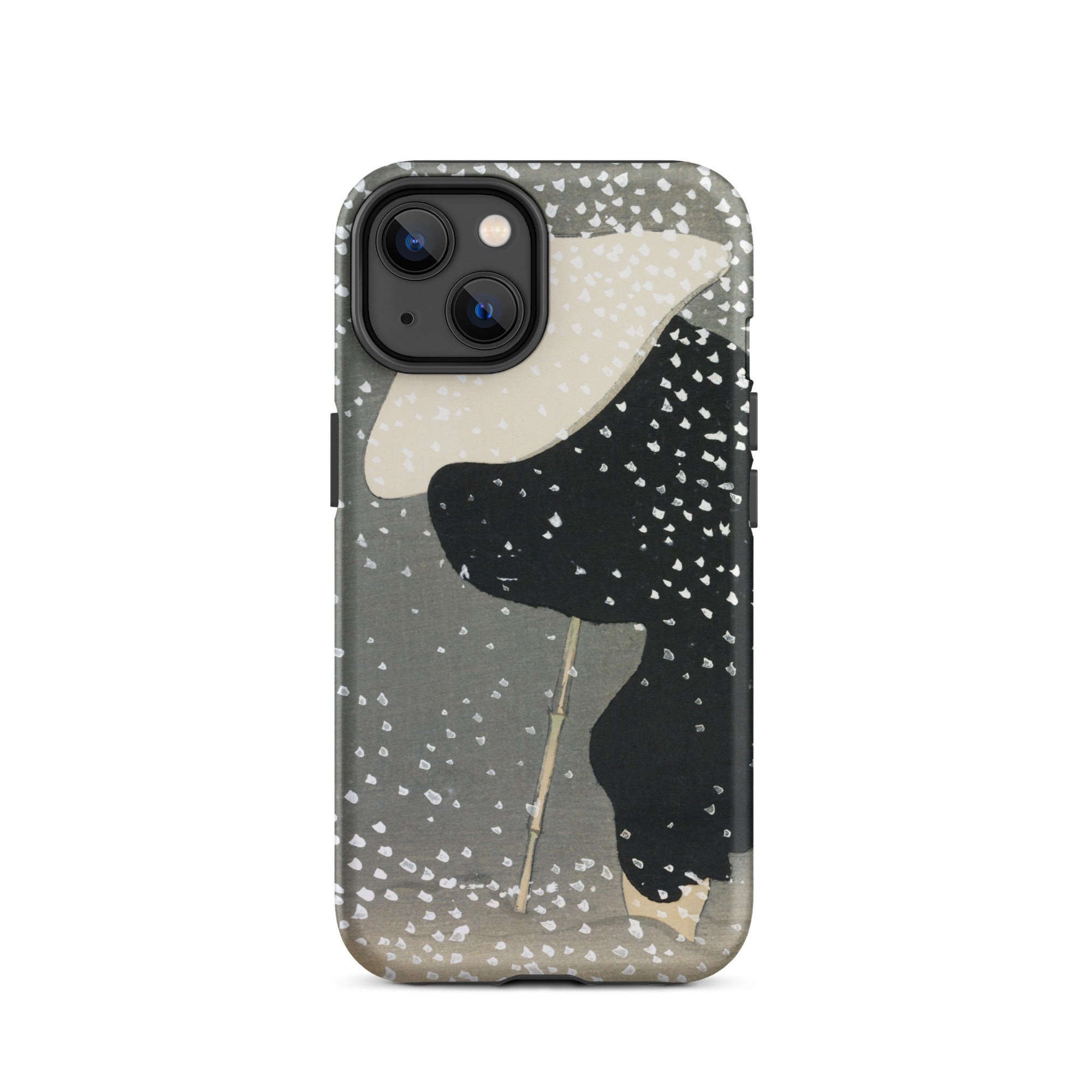 Snow Kamisaka Sekka Meiji Art Iphone Case, 14 / Matte, Iphone Case Snowy Landscape Design