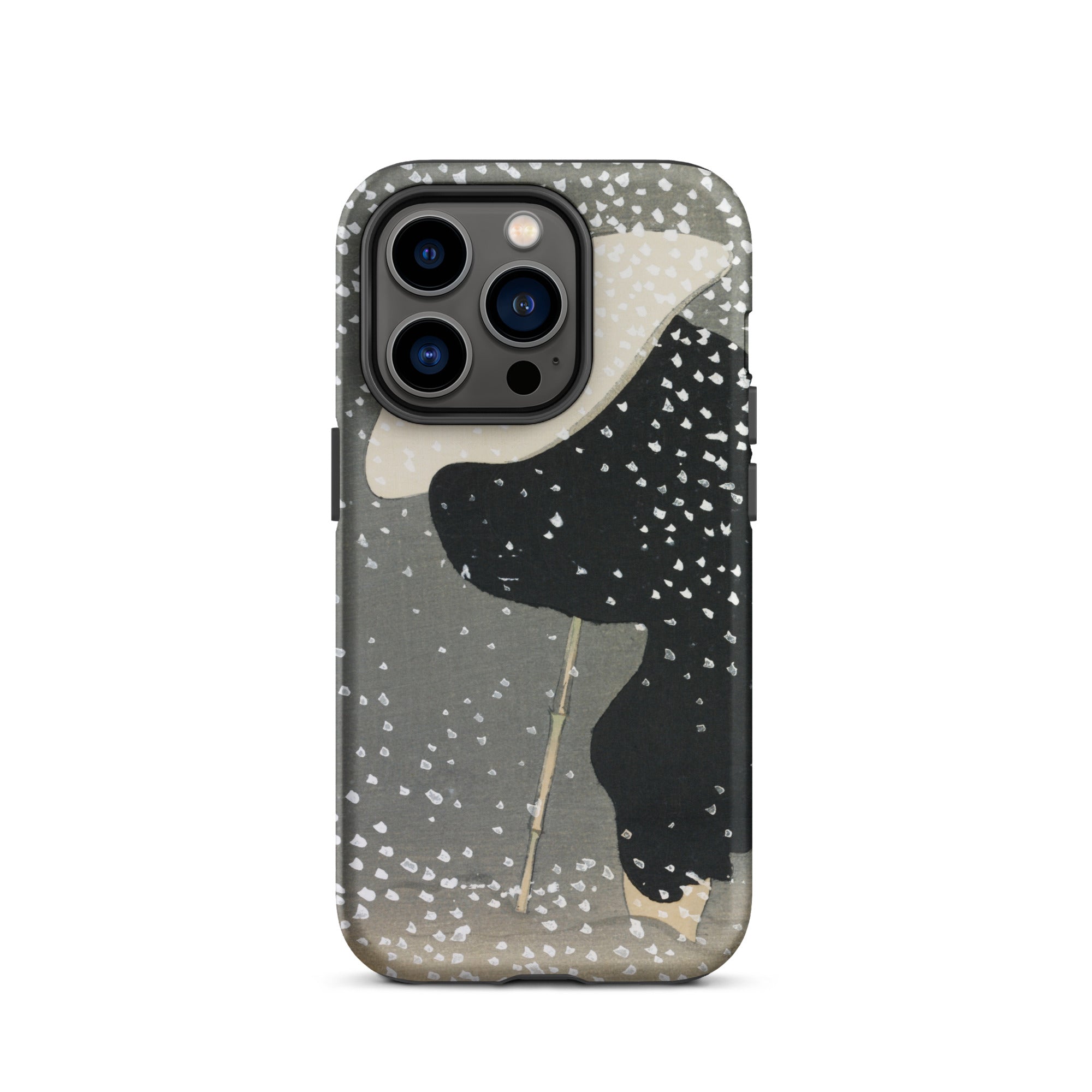 Snow Kamisaka Sekka Meiji Art Iphone Case, 14 Pro / Matte, Phone Case Snowy Artwork