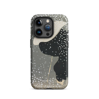 Snow - Kamisaka Sekka Meiji Art Iphone Case, 15 Pro / Matte, Iphone Case Abstract Art