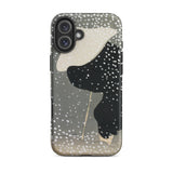 Snow - Kamisaka Sekka Meiji Art Iphone Case, 16 Plus / Matte, Phone Case Snowy Figure Design