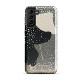 Snow - Kamisaka Sekka Meiji Art Samsung Case, Galaxy S21 Plus / Matte, Smartphone Black White Patterned Case Camera Module