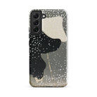Snow Kamisaka Sekka Meiji Art Samsung Case, Galaxy S22 Plus / Matte, Black White Smartphone Case Abstract Design Person Umbrella