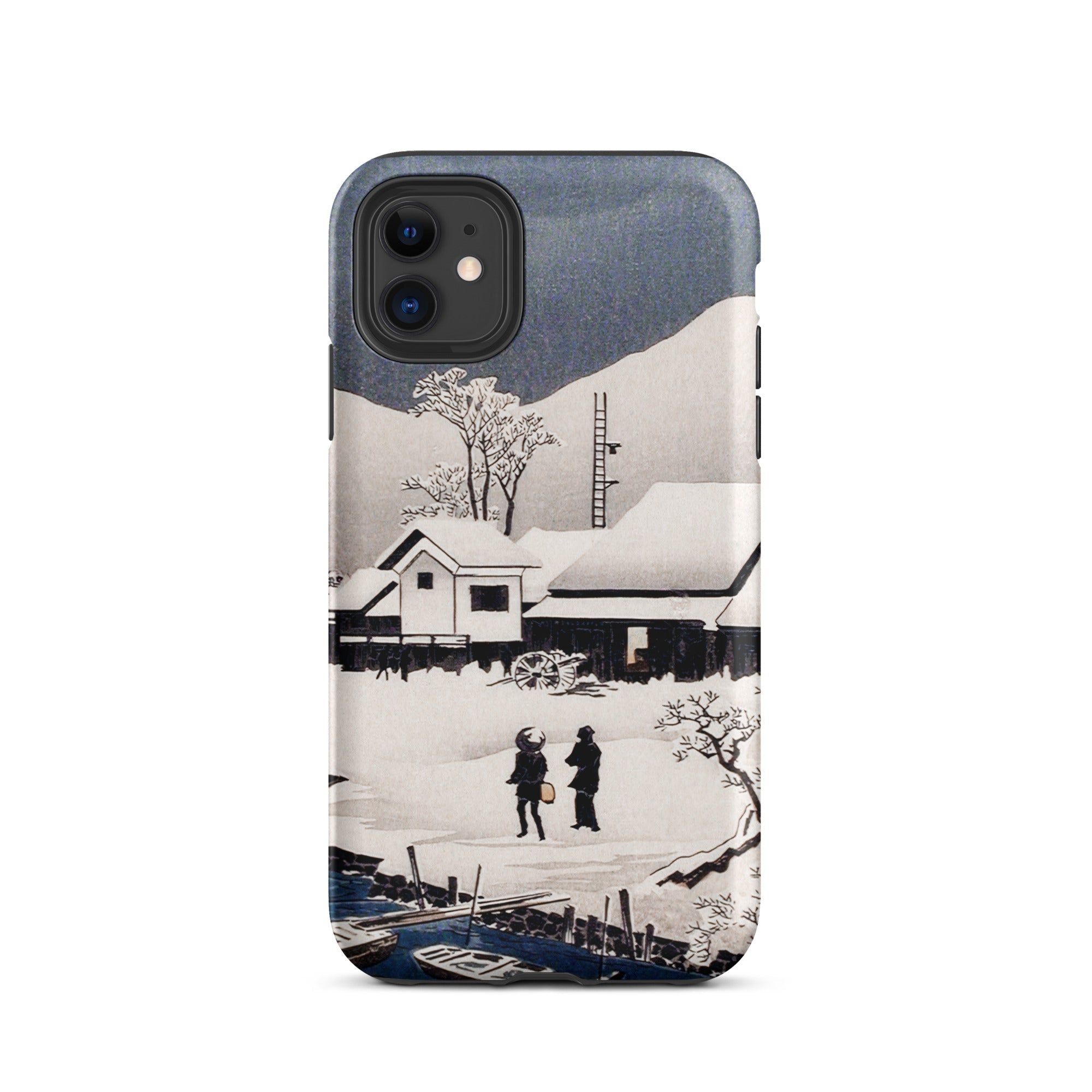 Snow at Nipponmatsu Hiroaki Takahashi Iphone Case, 11 / Matte, Phone Case Winter Scene