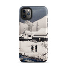 Snow at Nipponmatsu Hiroaki Takahashi Iphone Case, 11 Pro Max / Matte, Phone Case Winter Scene