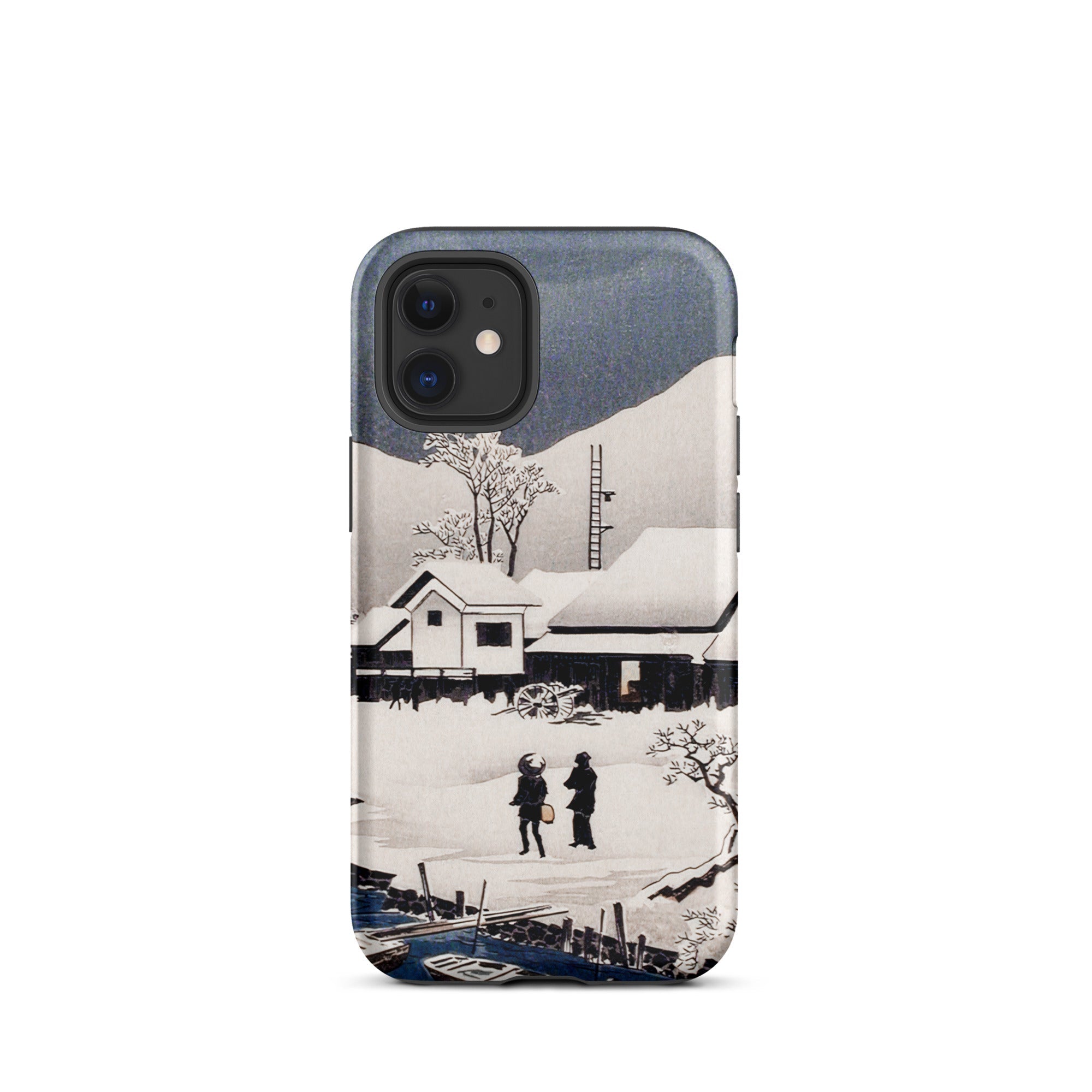 Snow at Nipponmatsu Hiroaki Takahashi Iphone Case, 12 Mini / Matte, Winter Scene Phone Case