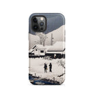 Snow at Nipponmatsu Hiroaki Takahashi Iphone Case, 12 Pro / Matte, Artistic Phone Case