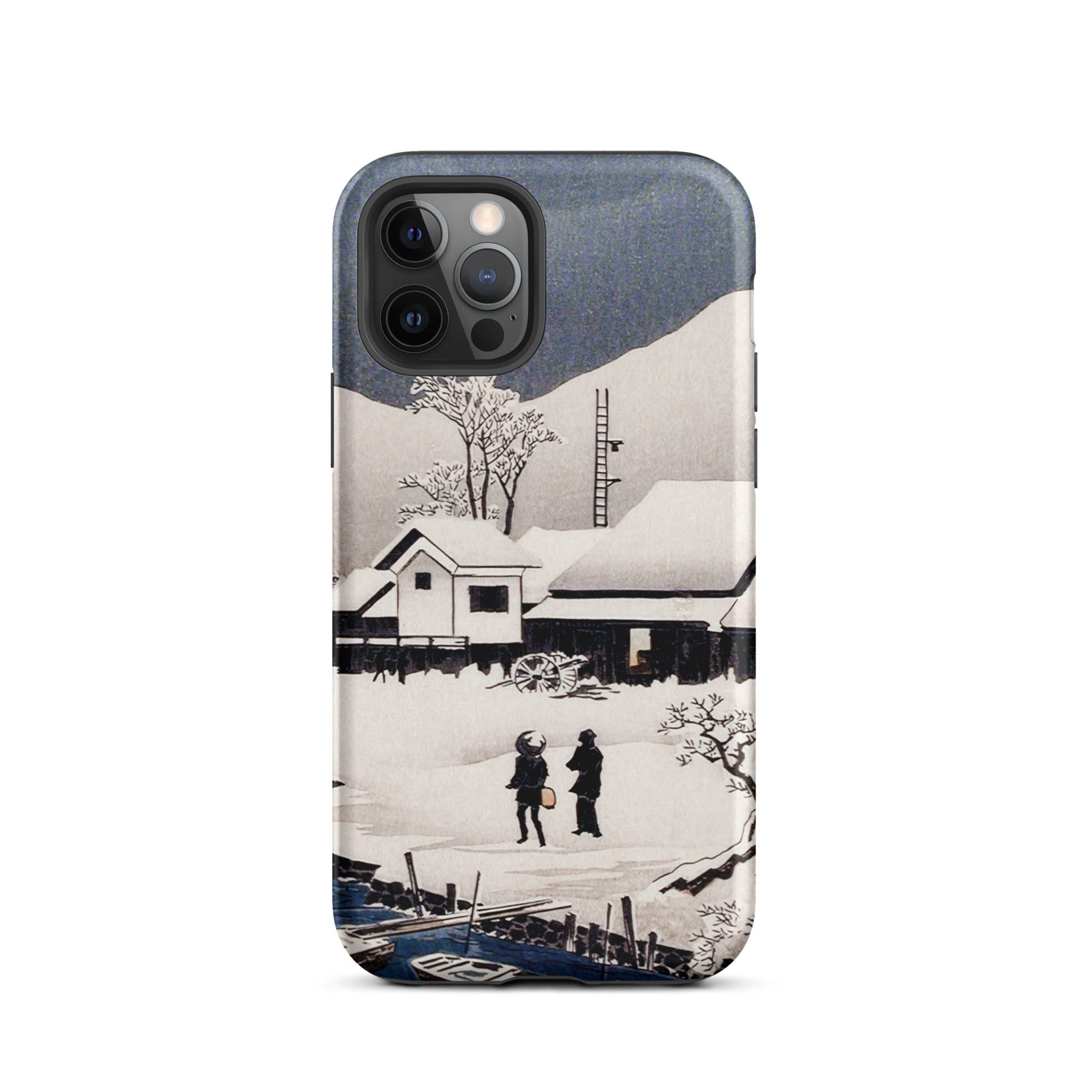 Snow at Nipponmatsu Hiroaki Takahashi Iphone Case, 12 Pro / Matte, Artistic Phone Case