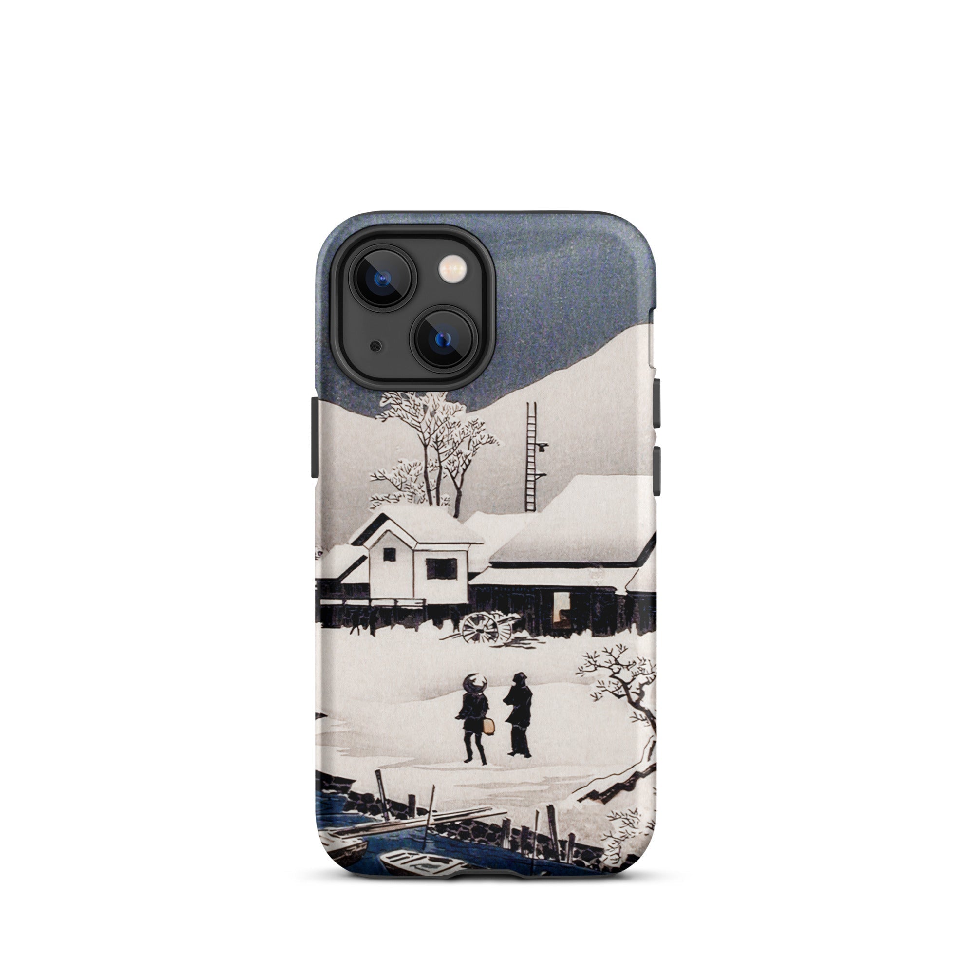 Snow at Nipponmatsu Hiroaki Takahashi Iphone Case, 13 Mini / Matte, Phone Case Winter Scene