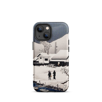 Snow at Nipponmatsu - Hiroaki Takahashi Iphone Case, 13 Mini / Matte, Phone Case Winter Scene