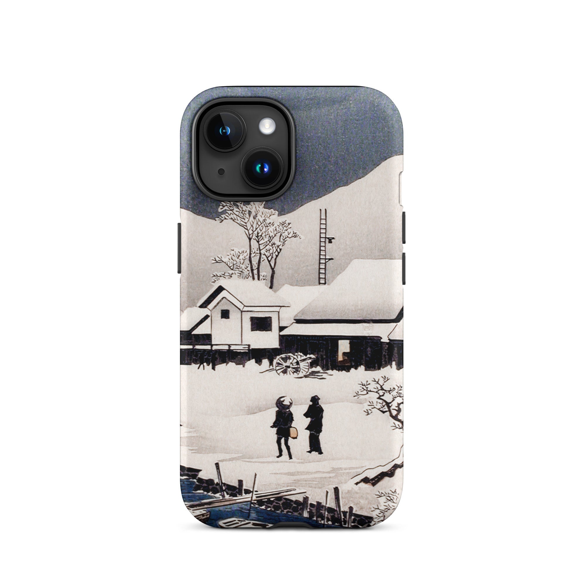 Snow at Nipponmatsu Hiroaki Takahashi Iphone Case, 15 / Matte, Phone Case Snowy Landscape Design