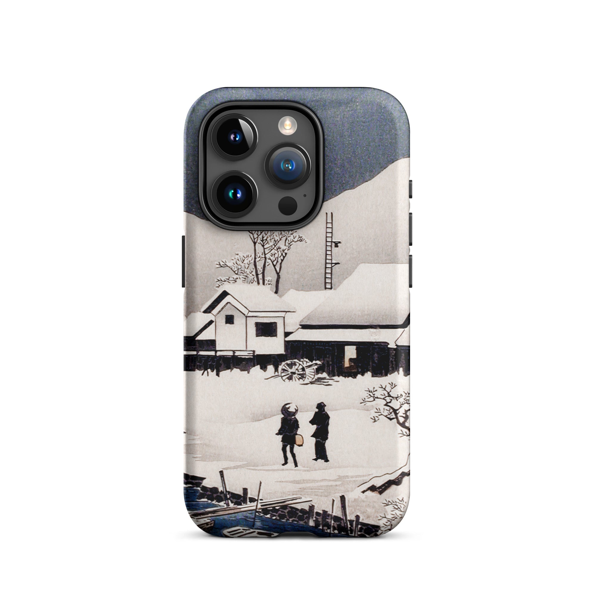 Snow at Nipponmatsu Hiroaki Takahashi Iphone Case, 15 Pro / Matte, Phone Case Winter Scene