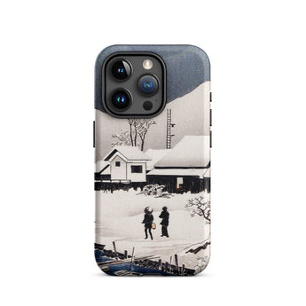 Snow at Nipponmatsu - Hiroaki Takahashi Iphone Case, 15 Pro / Matte, Phone Case Winter Scene