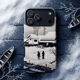 Snow at Nipponmatsu - Hiroaki Takahashi Iphone Case, Mobile Phone Cases, Toby Leon