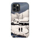 Snow at Nipponmatsu - Hiroaki Takahashi Iphone Case - 12 Pro / Matte