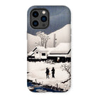 Snow at Nipponmatsu - Hiroaki Takahashi Iphone Case - 14 Pro Max / Matte