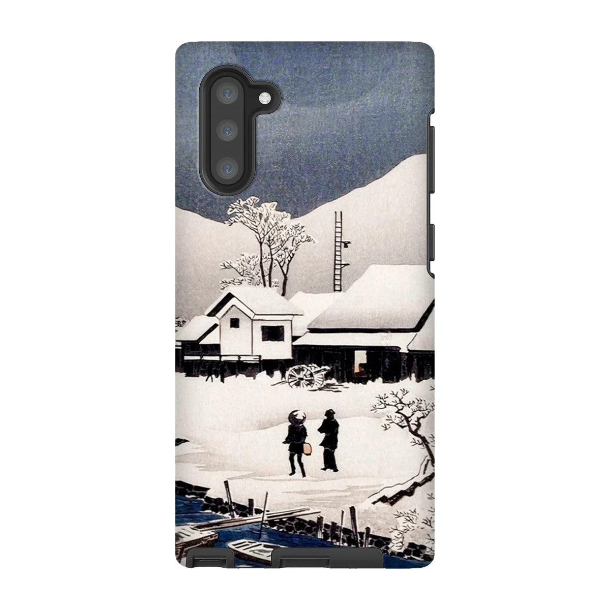 Snow at Nipponmatsu - Hiroaki Takahashi Iphone Case - Samsung Galaxy Note 10 / Matte