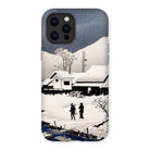 Snow at Nipponmatsu - Hiroaki Takahashi Iphone Case - 13 Pro Max / Matte