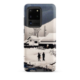 Snow at Nipponmatsu - Hiroaki Takahashi Phone Case, Samsung Galaxy S20 Ultra / Matte, Mobile Cases, Toby Leon
