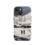 Snow at Nipponmatsu - Hiroaki Takahashi Phone Case Iphone 13 / Matte Phone Case Winter Scene Winter’s Hush, Hiroaki Takahashi’s, Takahashi