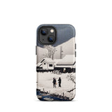 Snow at Nipponmatsu - Hiroaki Takahashi Phone Case Iphone 13 Mini / Matte Phone Case Winter Scene Winter’s Hush, Hiroaki Takahashi’s,