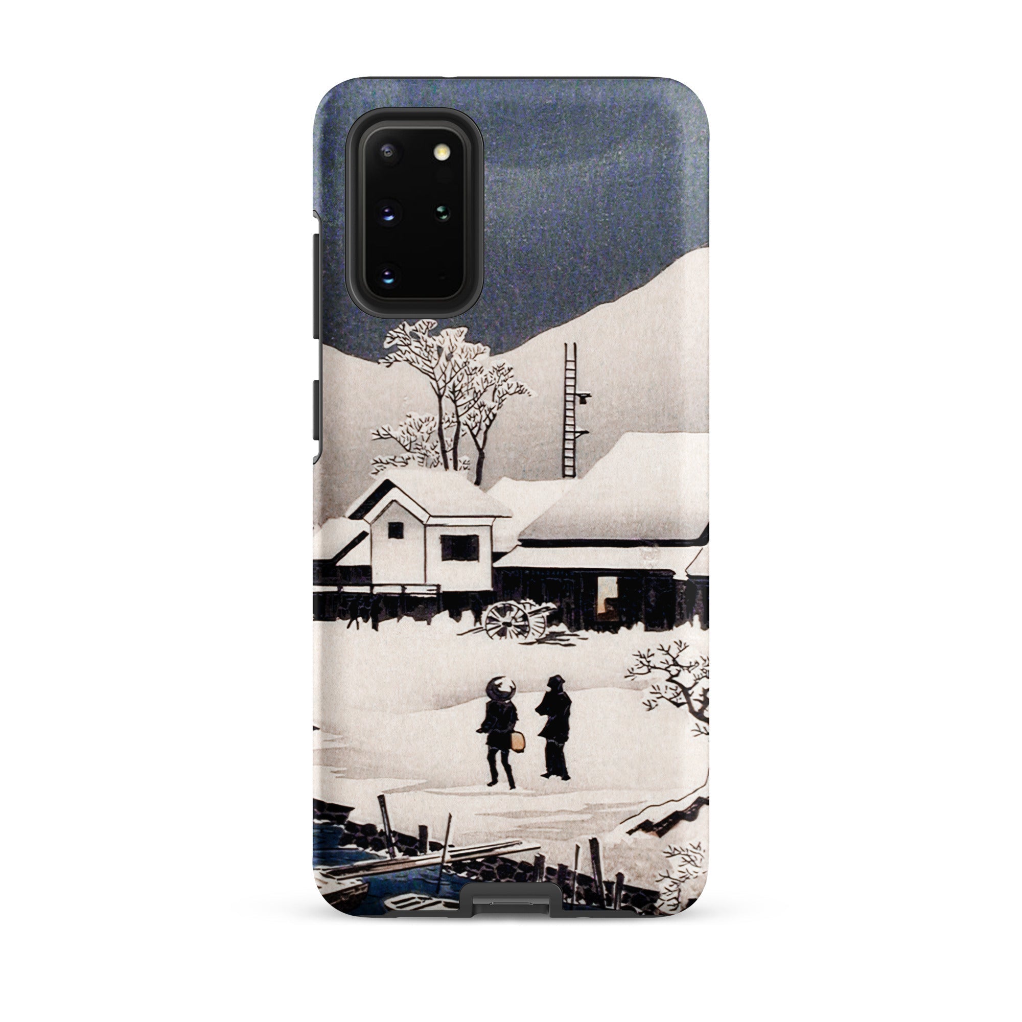 Snow at Nipponmatsu Hiroaki Takahashi Samsung Case, Galaxy S20 Plus / Matte, Smartphone Winter Landscape Graphic Case