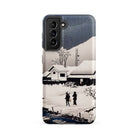 Snow at Nipponmatsu Hiroaki Takahashi Samsung Case, Galaxy S21 Fe / Matte, Phone Case Japanese Style Winter Landscape Design