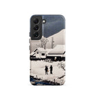 Snow at Nipponmatsu Hiroaki Takahashi Samsung Case, Galaxy S22 / Matte, Smartphone Case Winter Landscape Art Print