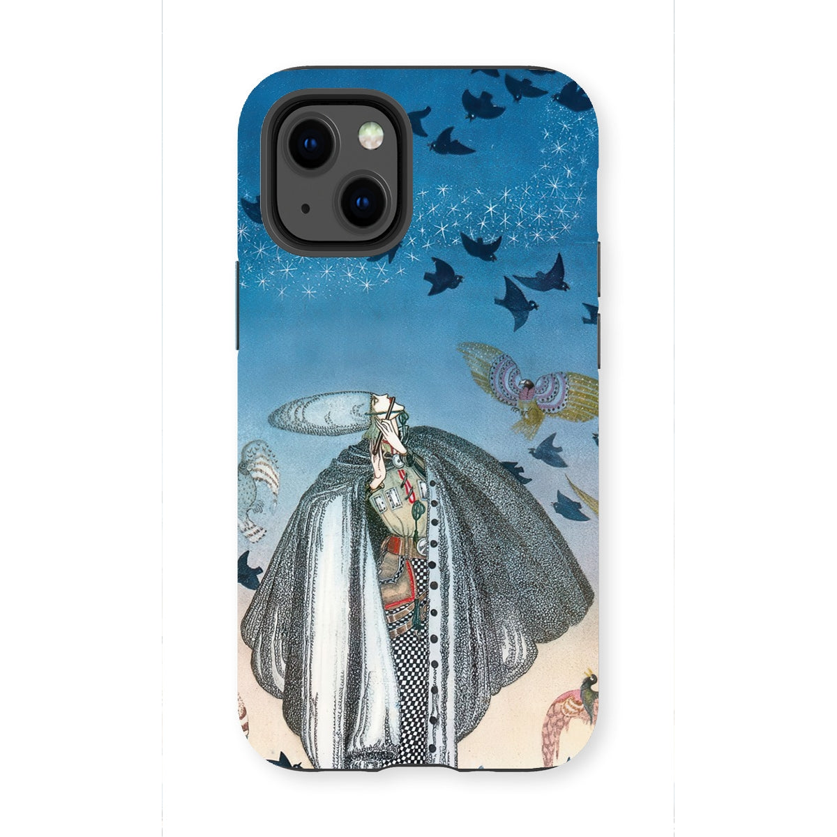 Soldier Summoning Birds - Kay Nielsen Iphone Case, 13 Mini / Matte, Phone Case Whimsical Illustration