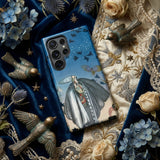 Soldier Summoning Birds - Kay Nielsen Phone Case Blue Phone Case Illustrated Figure Cape Surrounded Birds Nielsen Iphone Case, Soldier