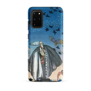 Soldier Summoning Birds - Kay Nielsen Samsung Case, Galaxy S20 Plus / Matte, Blue Phone Case Whimsical Illustrative Design