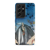 Soldier Summoning Birds - Kay Nielsen Samsung Case, Galaxy S21 Ultra / Matte, Smartphone Case Fantastical Illustration Robed Figure Birds