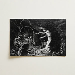 The Sorceress - Jan Van De Velde Ii Art Print / Canvas, 18x12’’ / 46x31cm / Unframed / no Border, Posters Prints & Visual Artwork, Toby Leon