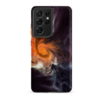 Space Story - Interstellar Nebula Samsung Case, Galaxy S21 Ultra / Matte, Smartphone Galaxy-themed Protective Case